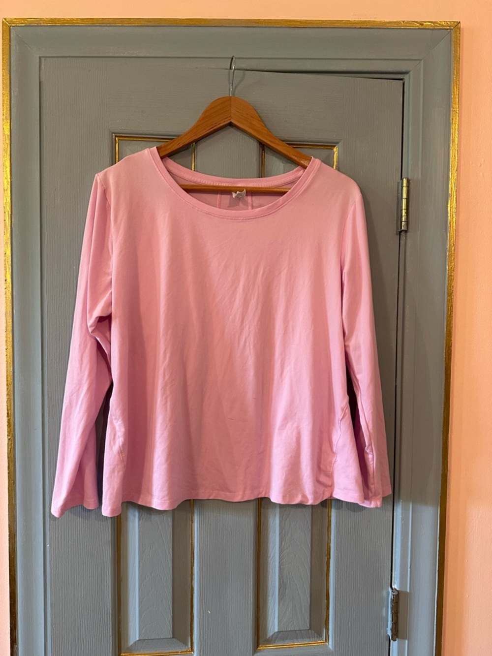 all in motion Light Pink Long Sleeve Crew Neck Top